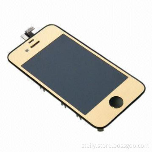Plating Color LCD Assembly for iPhone 4G, with Back Cover
